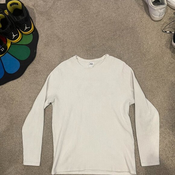 Zara Men's White T-shirt - Picture 4 of 4